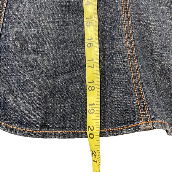 Sigurd Olsen blue denim midi boho skirt size 8P - Picture 14 of 15